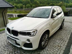 BMW X3 front czyszczenieaut